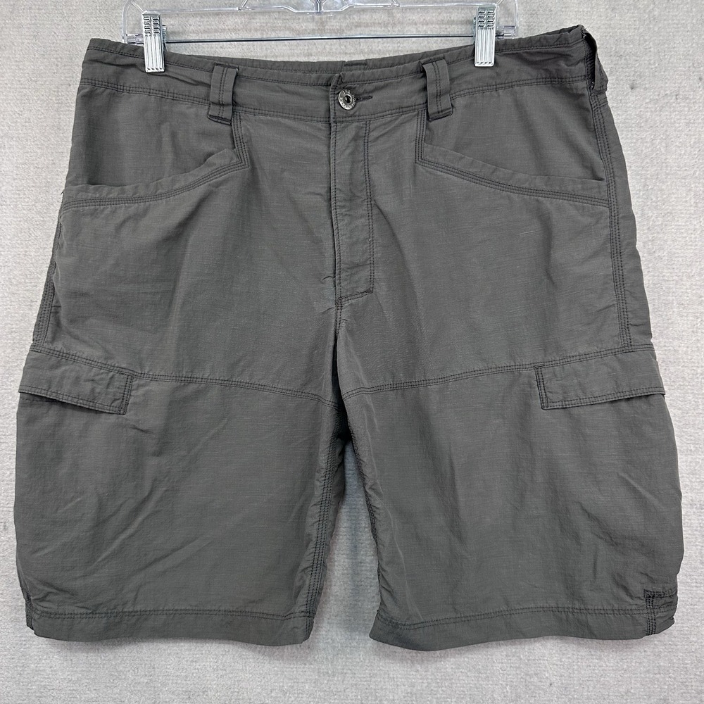 The North Face Libertine Cargo Shorts Men's 34 Nylon Hiking Outdoors Gray